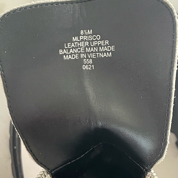 Marc Fisher Prisco White Leather Platform Boots - Picture 6 of 6